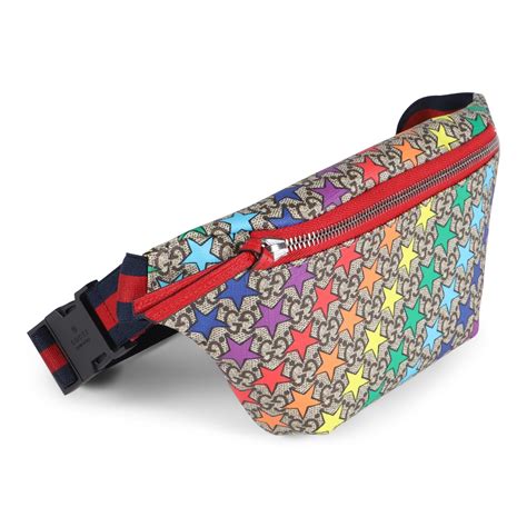 gucci gg rainbow star belt bag one|gucci handbags.